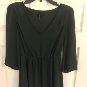 Forever 21 Green flowing dress